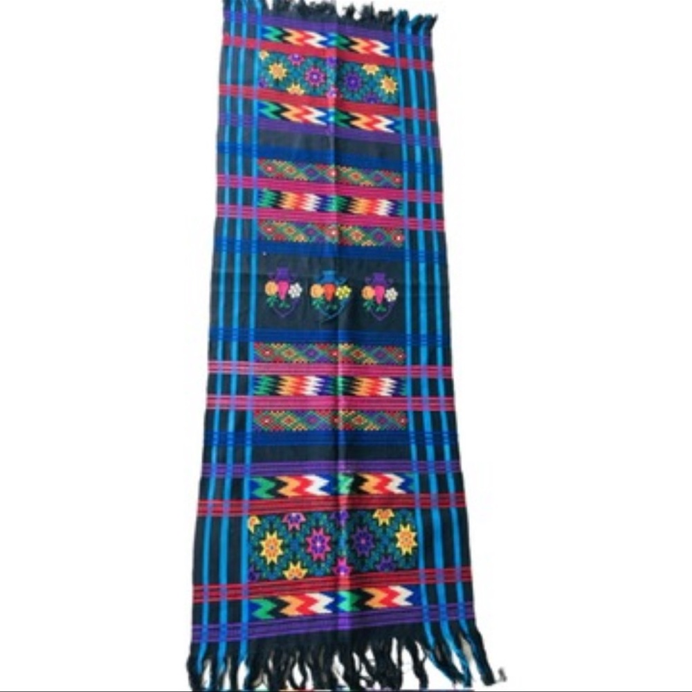 Vintage Handwoven Textile. Wall Tapestry, Table Runner